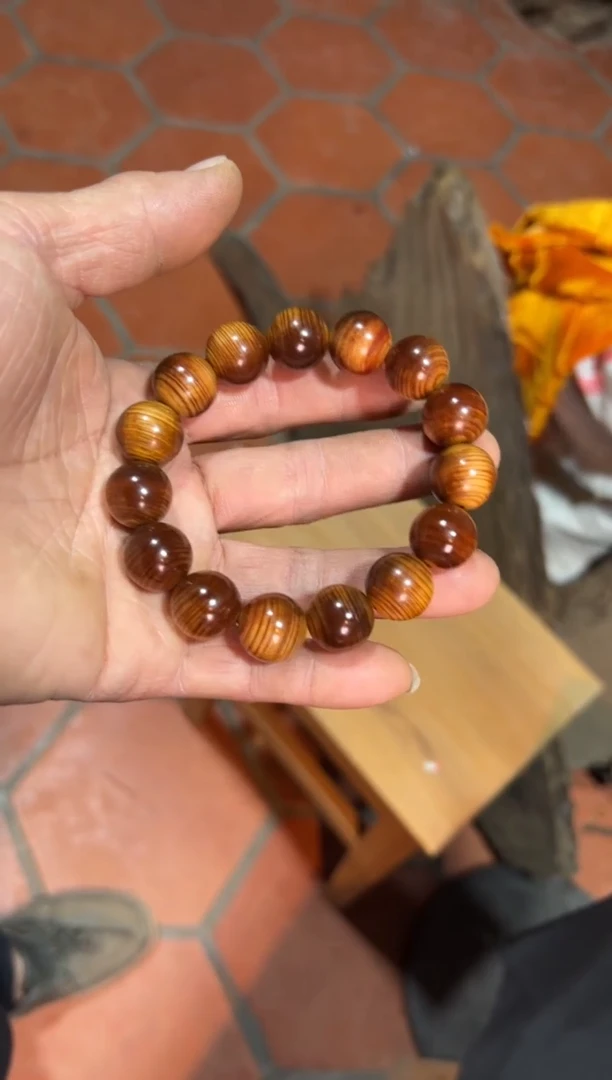 【闪购商品】崖柏手串/手链1.5黑油骨