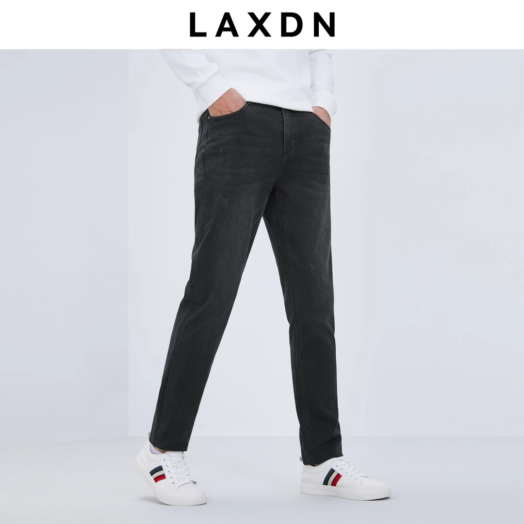 【四面弹小黑牛】莱克斯顿男士春款牛仔裤修脚版B032020212