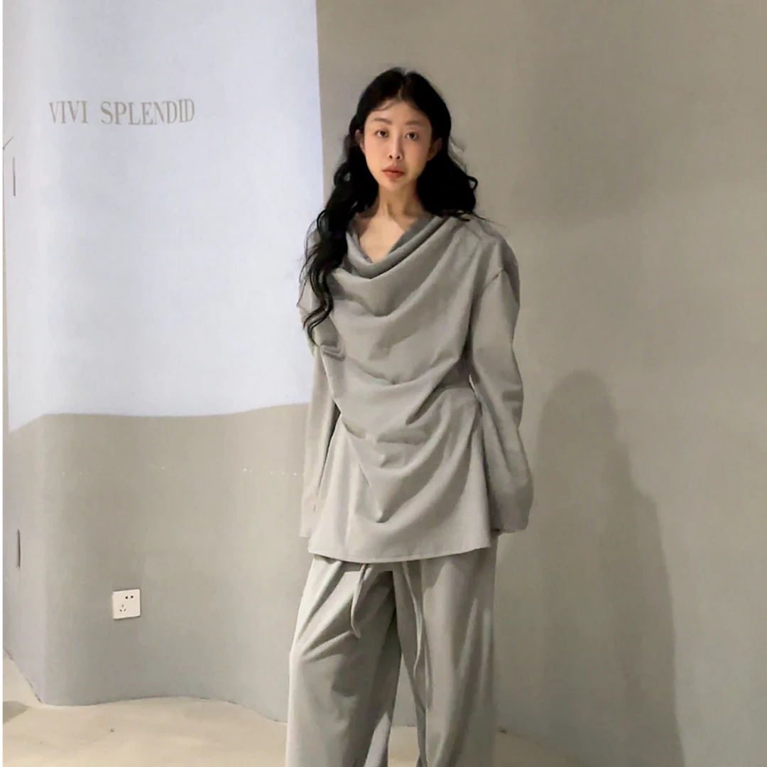 19126#（定制福利款NO退NO换）磨毛双层软糯可一字肩打底套装