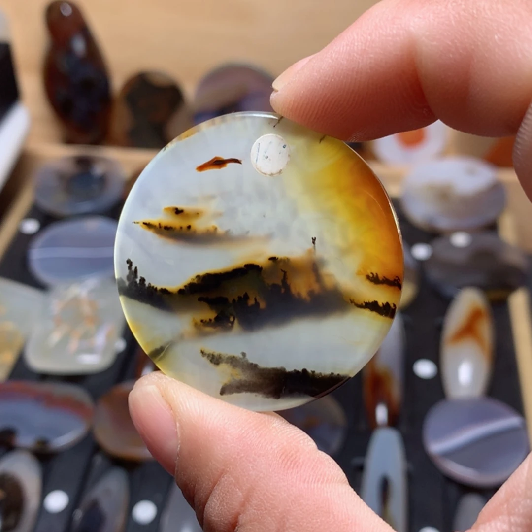 【闪购商品】玛瑙/玉髓颈饰合金爱*