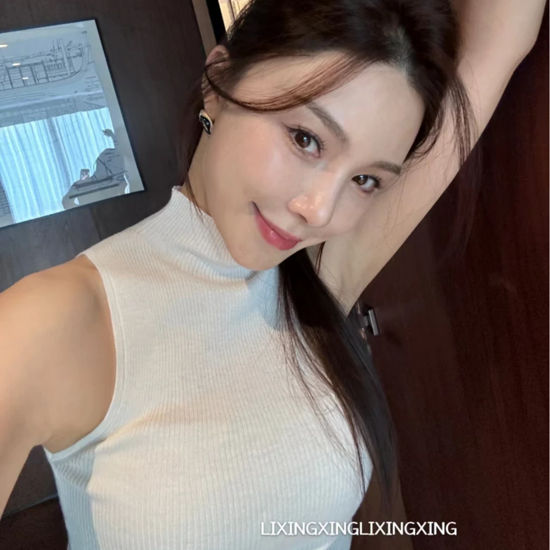 【No退No换】半高领女人味小衫显瘦网红短款时尚百搭紧身修身纯色
