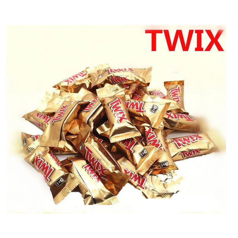 俄罗斯原装进口食品TWIX巧克力夹心焦糖曲奇饼干休闲糖果零食散装