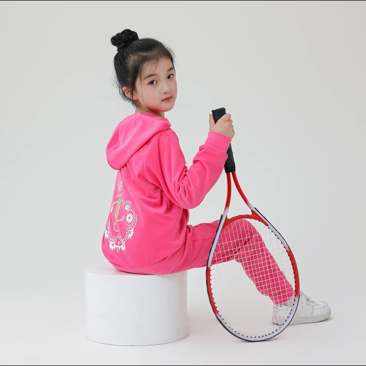 美单春款女童休闲套装套装运动套装儿童春秋女童运动套装儿童服装