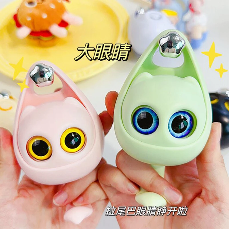 家用创意猫咪挂钩会眨眼睛可爱杂物收纳浴室挂免打孔无痕置物粘钩