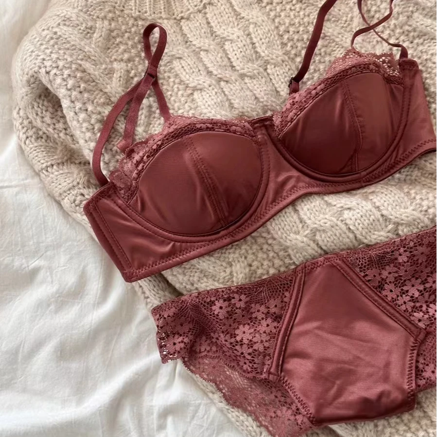 美拉德色系文胸内衣