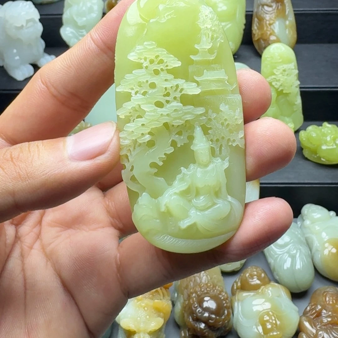 和田玉挂件未镶嵌用****0