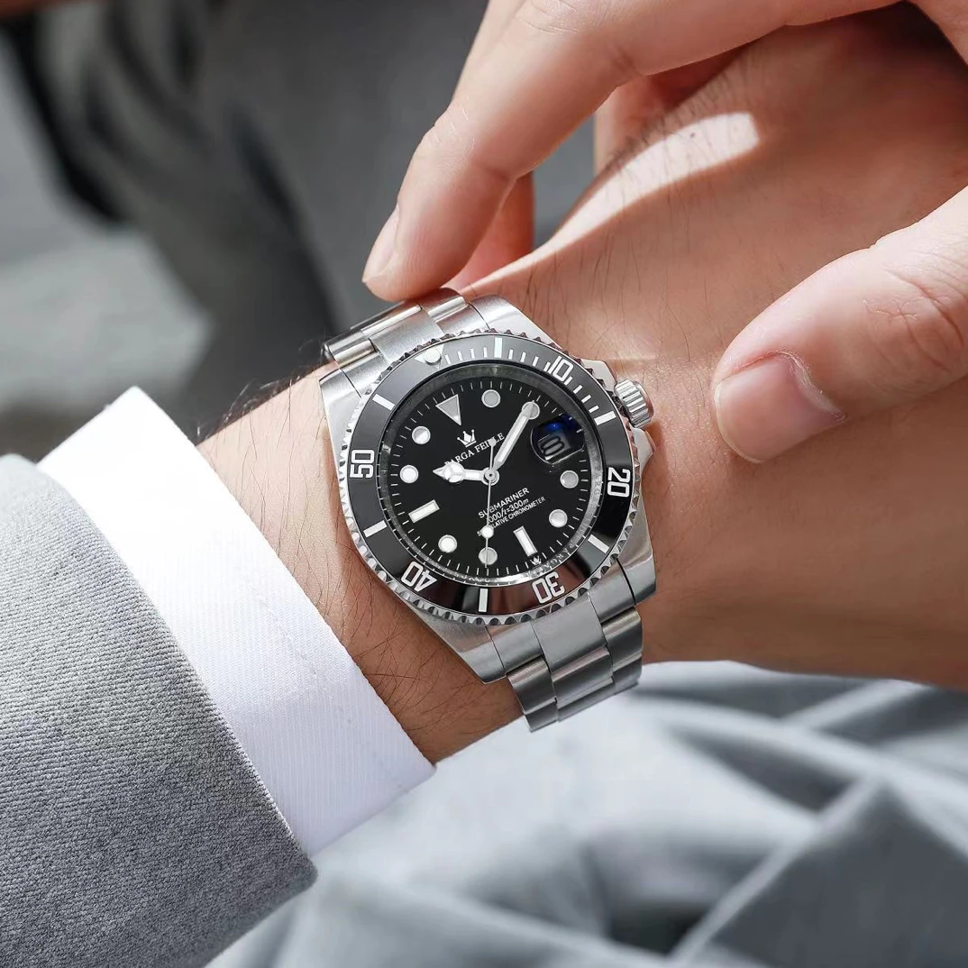 【万嘉专属】全新未使用 PARGA FEILLE-高端男士经典自动机械腕表