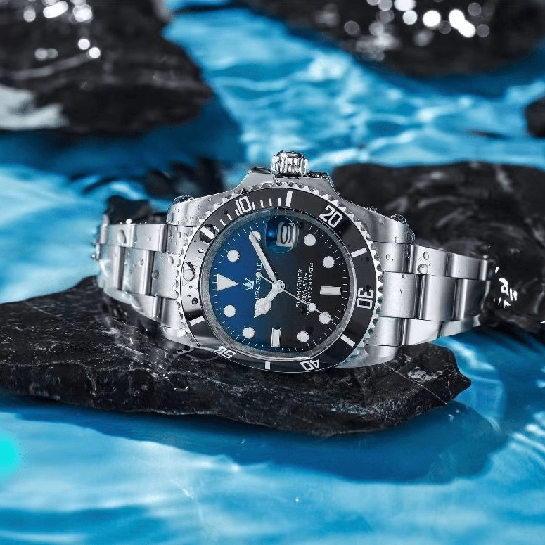 （品牌直发）全新未使用 PARGA FEILLE-高端自动机械腕表【渐变蓝】