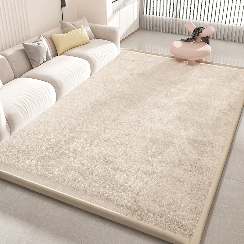 纯色客厅地毯打地铺神器卧室地垫冬天睡垫宝宝儿童爬行榻榻米垫子