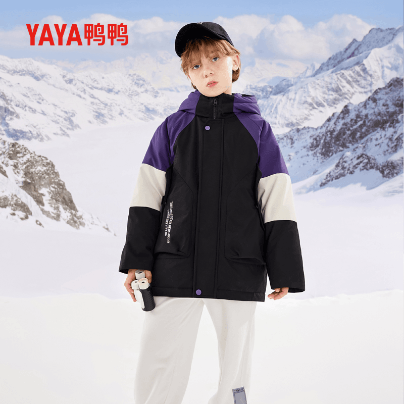 儿童羽绒服户外中长款加厚保暖运动秋冬时尚冬季外套