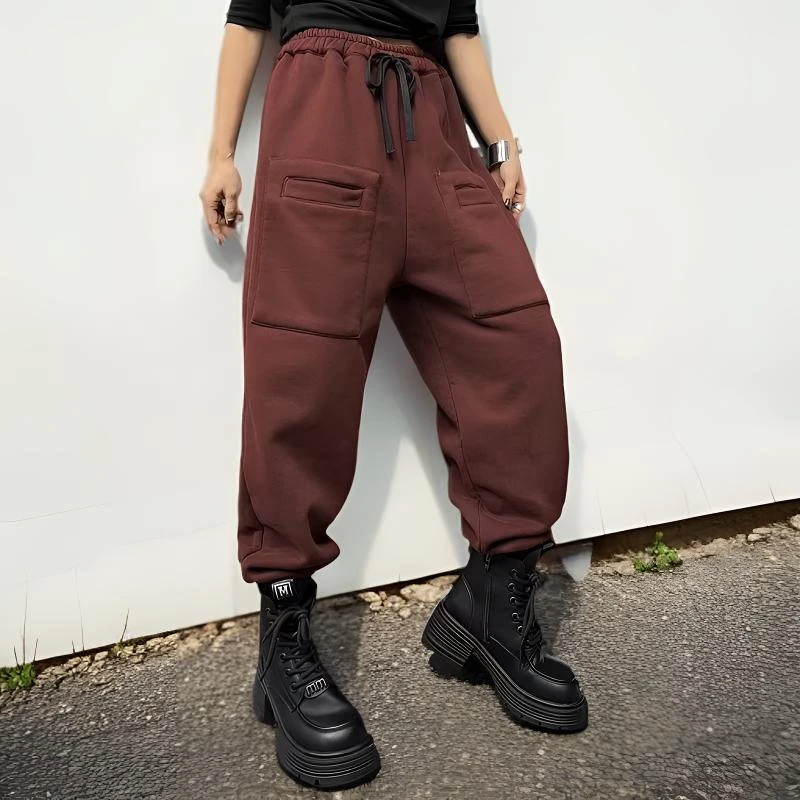 2024 YL依恋家新款休闲百搭加绒加厚休闲裤