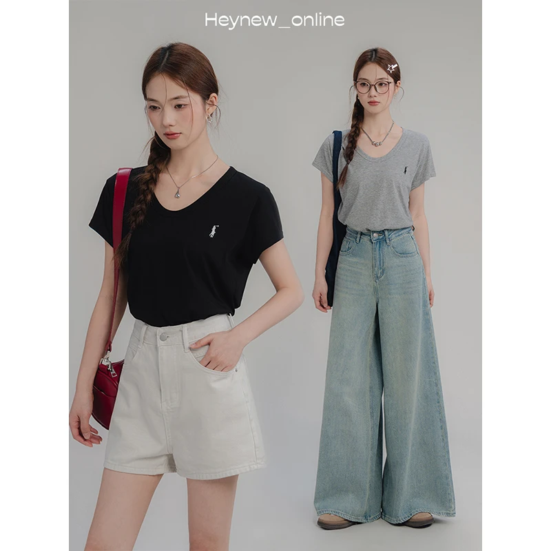 【年底宠粉福利】纯欲甜美正肩短袖t恤-4X295