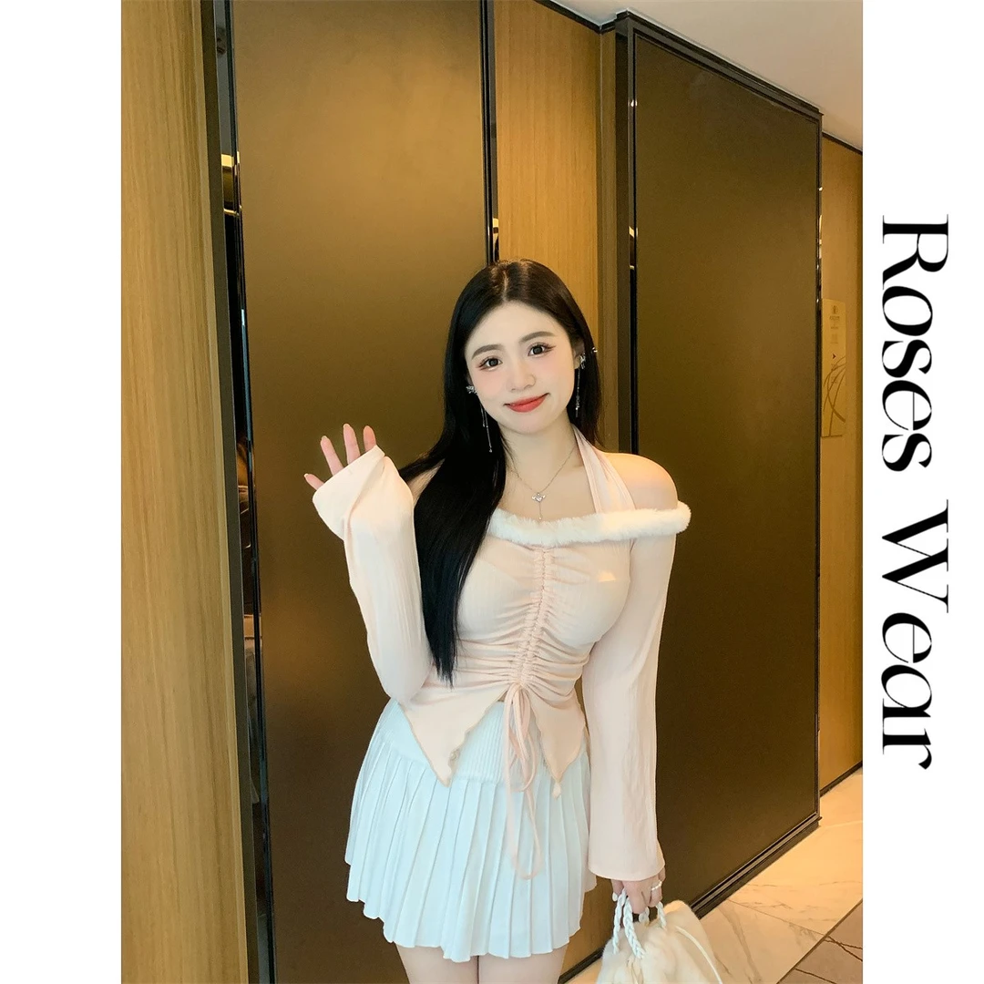 温与柔【城堡里的少女】约会必备甜美套装上衣长袖气质修身小众