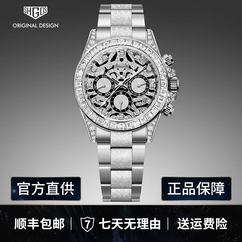 【 恭喜聚鑫集团入驻线上】罗格斯定制版冰霜虎纹迪奢华腕表