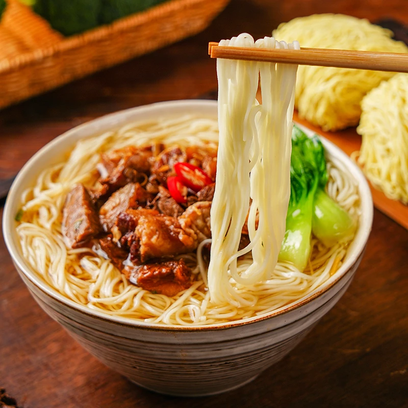 竹升面甄选优质竹升面宿舍速食营养蛋面健康早餐麻辣新鲜风味品尝