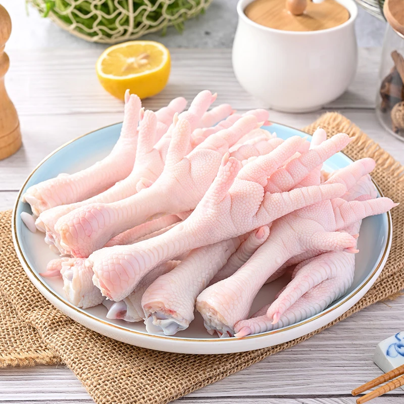 【众客食品】鲜冻鸡爪L号1kg*2袋冻品卤鸡爪红烧食材