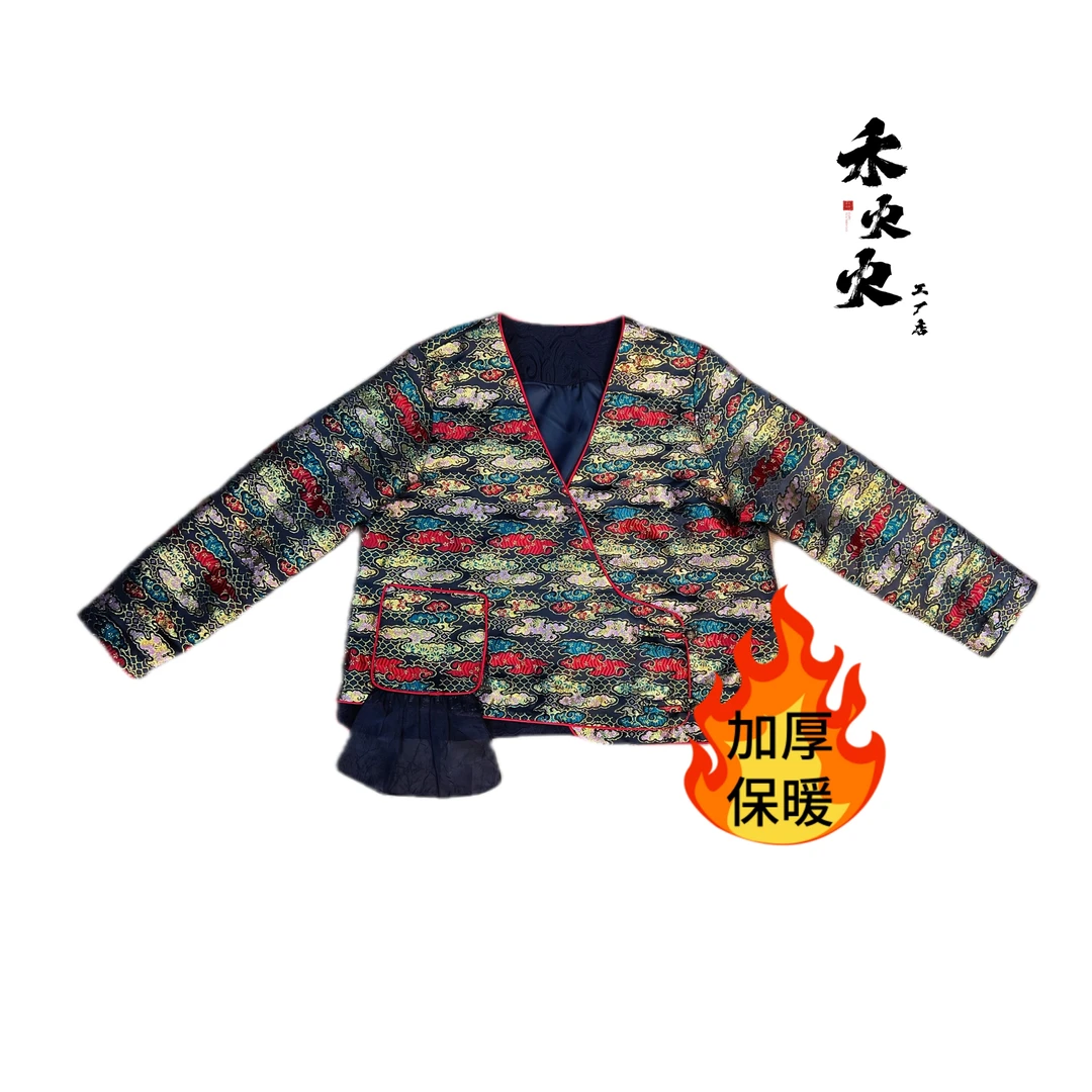 24813（畅享云间）V领短款棉服休闲时尚保暖棉服女士休闲冬款