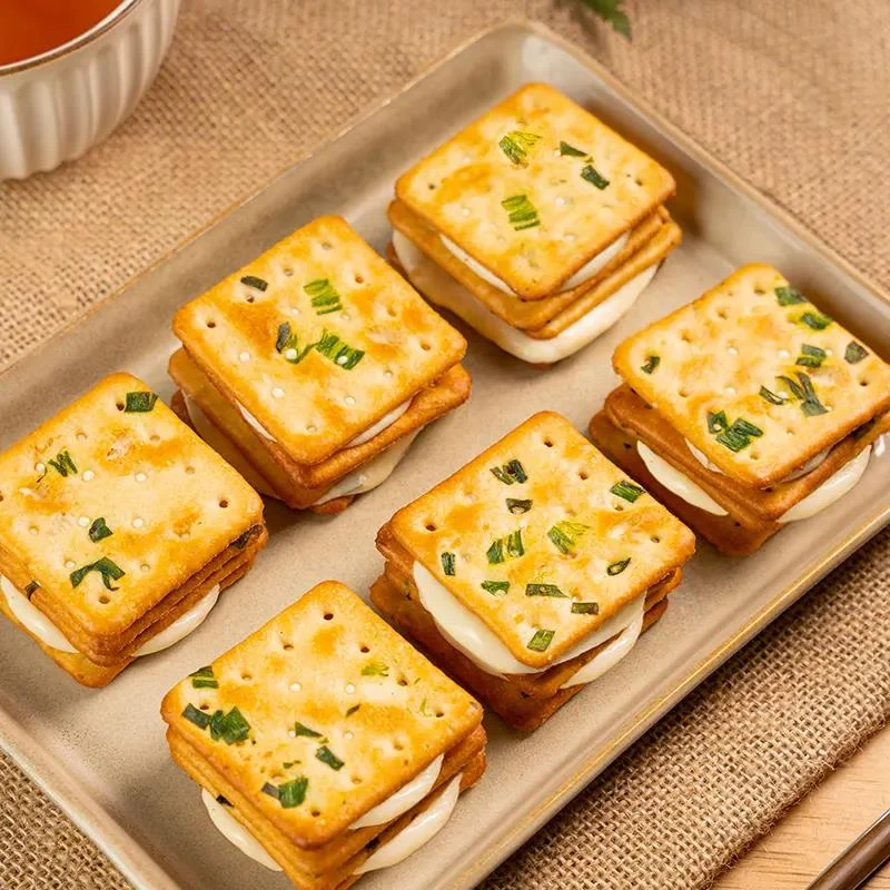 本宫饿了 葱香饼干 牛轧夹心饼干苏打台湾休闲小吃网红解馋零食