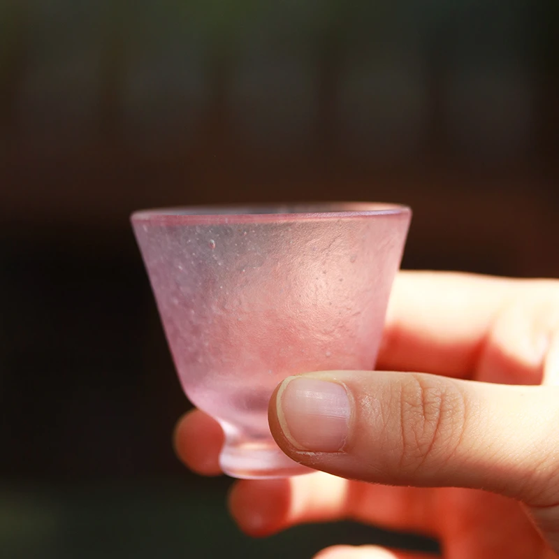 【心缘甄】琉璃沉霜高足杯中式高档