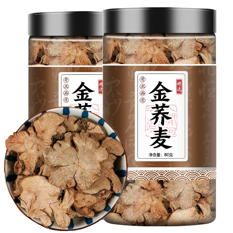 中药材特级天然叶菜金荞麦80克g正品新货金荞麦根片金荞麦粉 晒干