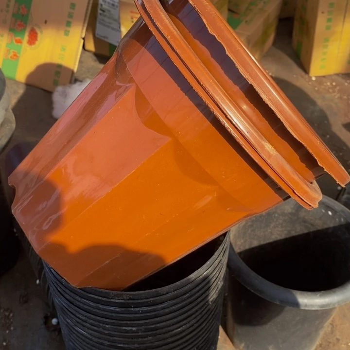 新22公分红砖盆10个