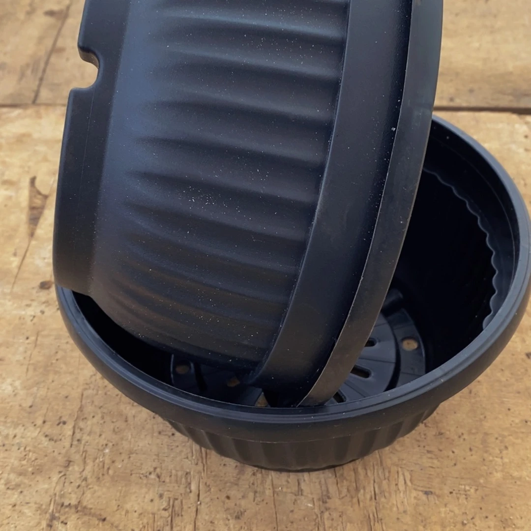 塑料20CM以下新25公分黑聚宝盆 3个