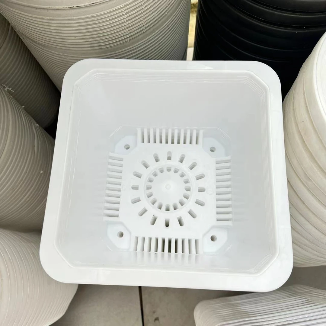 【180白方】多肉景天花盆绿植塑料花盆透气简约耐用白色尺寸