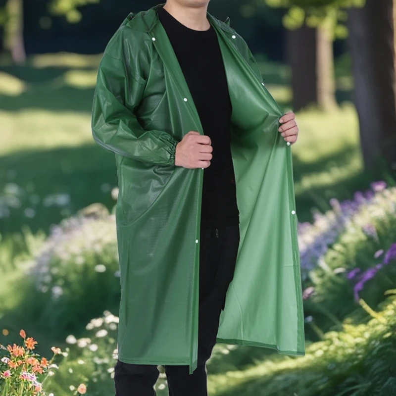 雨衣连体长款轻便徒步外穿户外便携男女通用雨衣防暴雨钓鱼时尚
