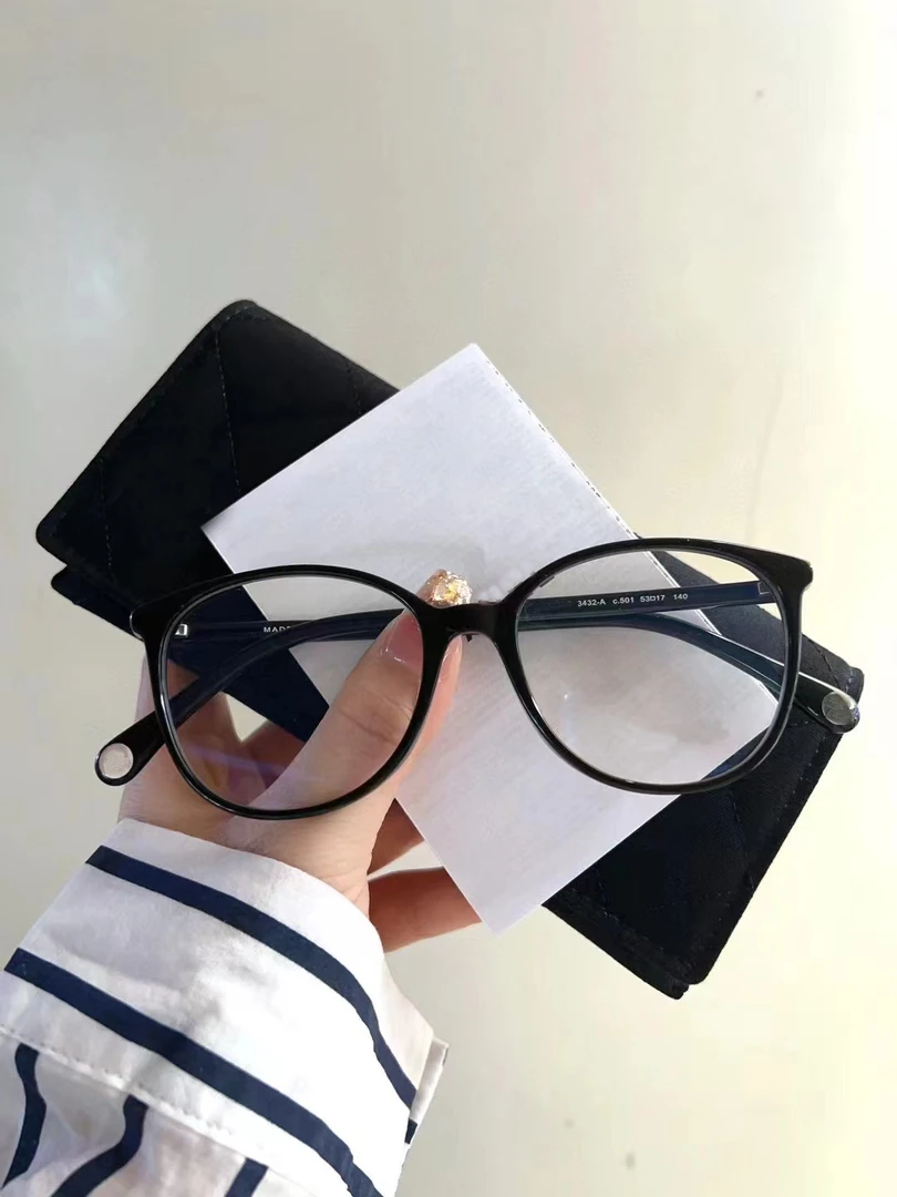 娅媛 3432小香 造型精 修脸眼镜网红韩版百搭光学框可配度数