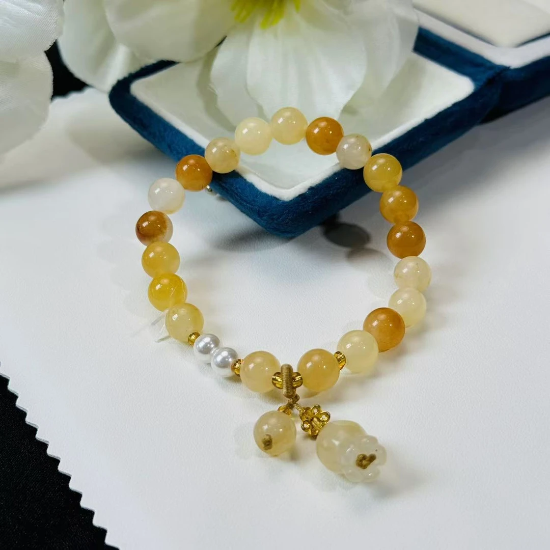 【小池专属】金丝玉美拉德圆珠多宝手串 8mm YH3238