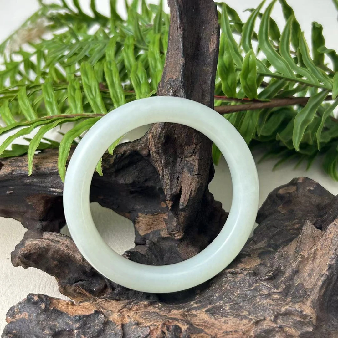 【睿泽鉴宝】和田玉白玉手镯 ZY2028