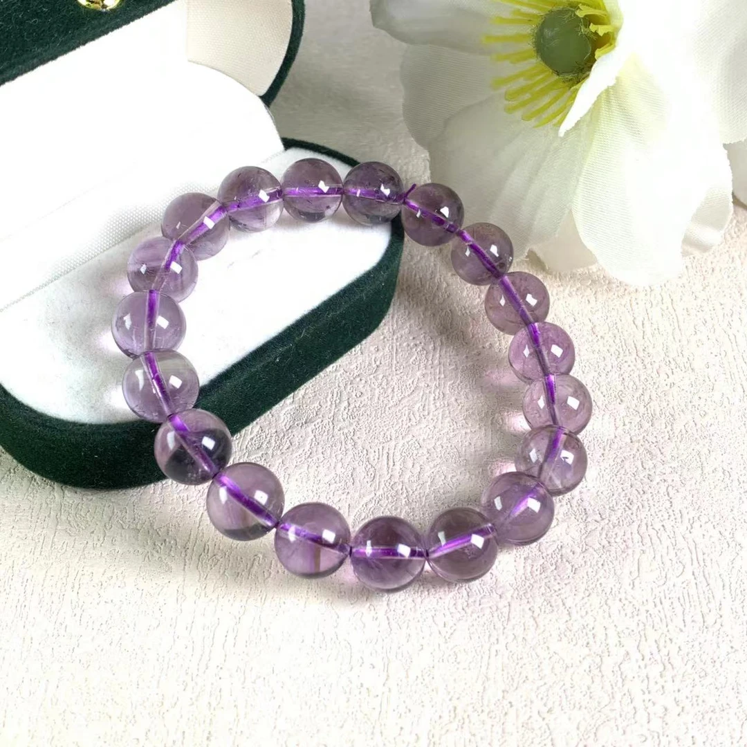 Gloire/古名【睿泽鉴宝】 浅紫水晶手串  10mm  ZBC1051