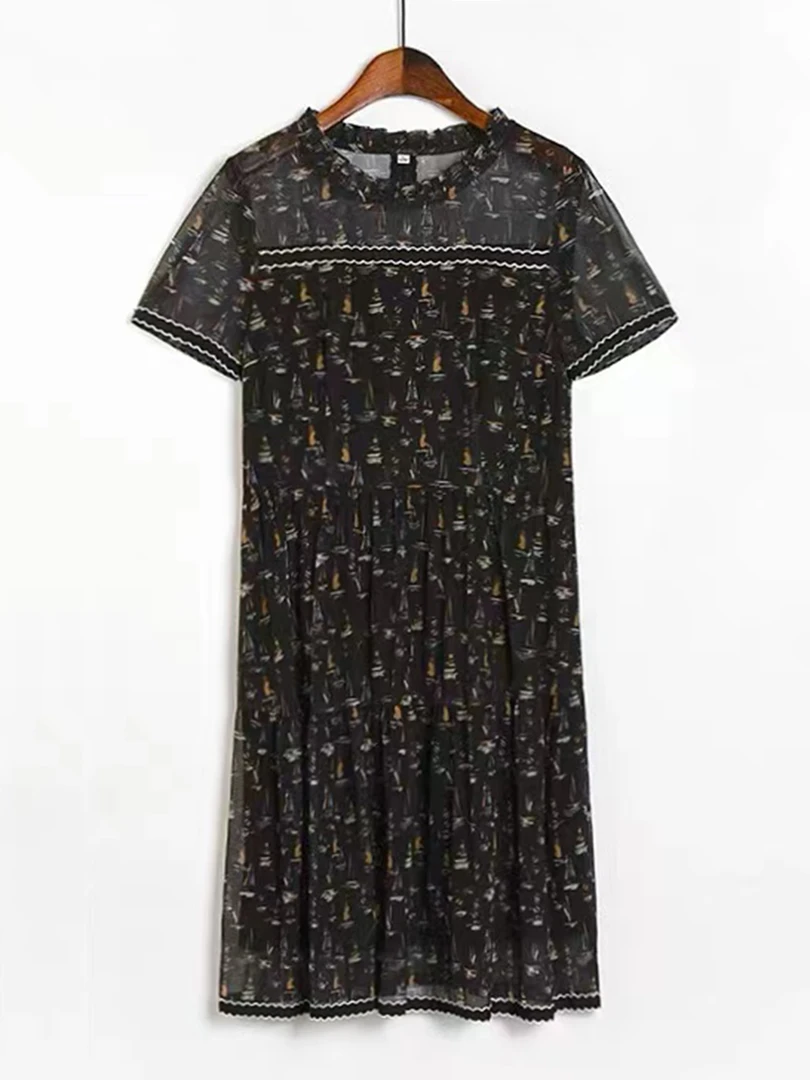 【桃姐宠粉】R341时尚休闲连衣裙气质洋气中长款连衣裙女