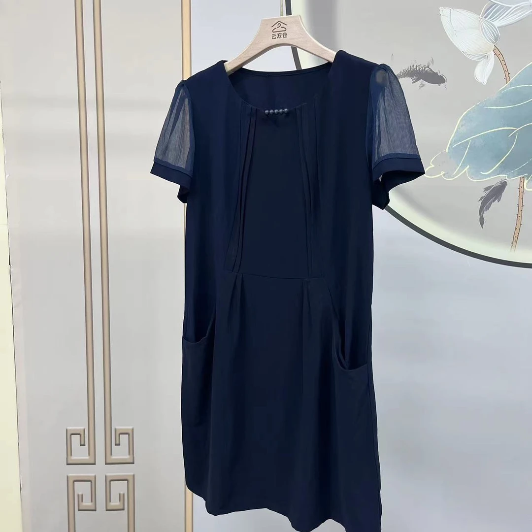 【桃姐宠粉】G926时尚休闲连衣裙气质洋气中长款裙子女