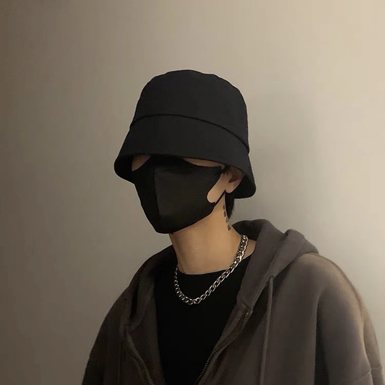 Supck网红水桶渔夫帽男女出游百搭盆帽日系小众潮防晒遮阳钟型帽