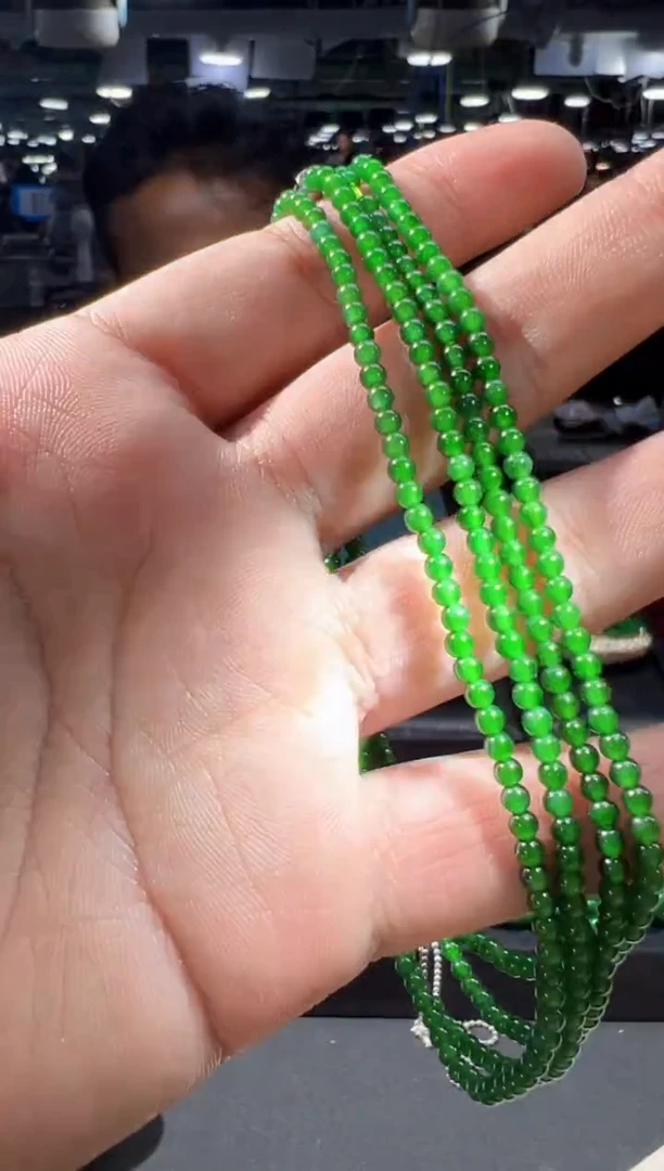 【闪购商品】定制翡翠未镶嵌珠串1多样性发货其一