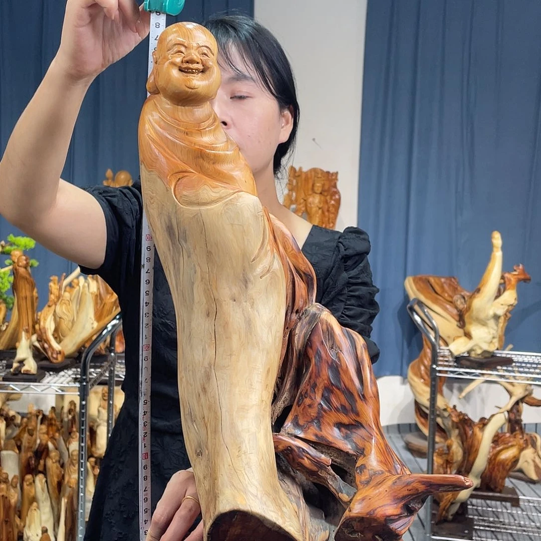 柏木（崖柏）崖柏随型根雕摆件