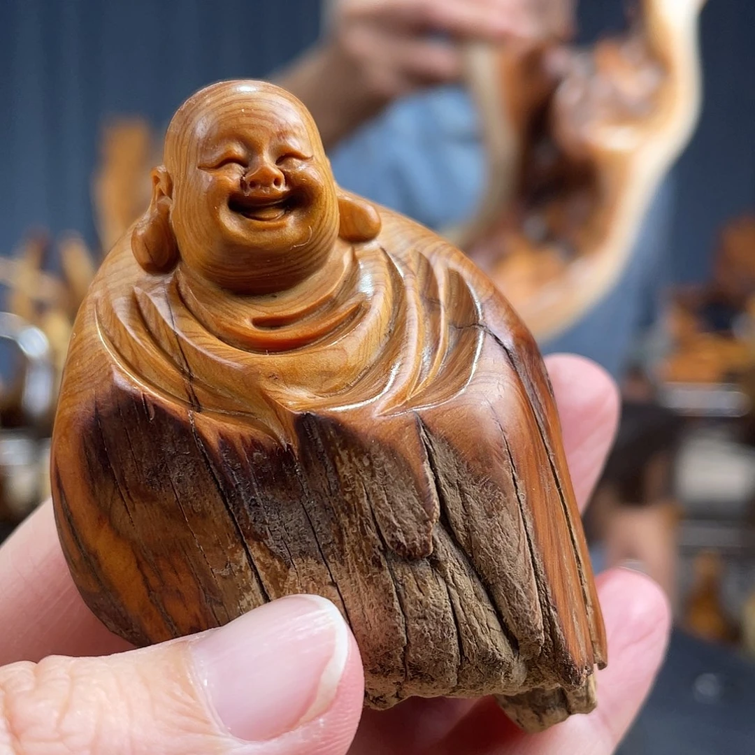 柏木（崖柏）崖柏手把件