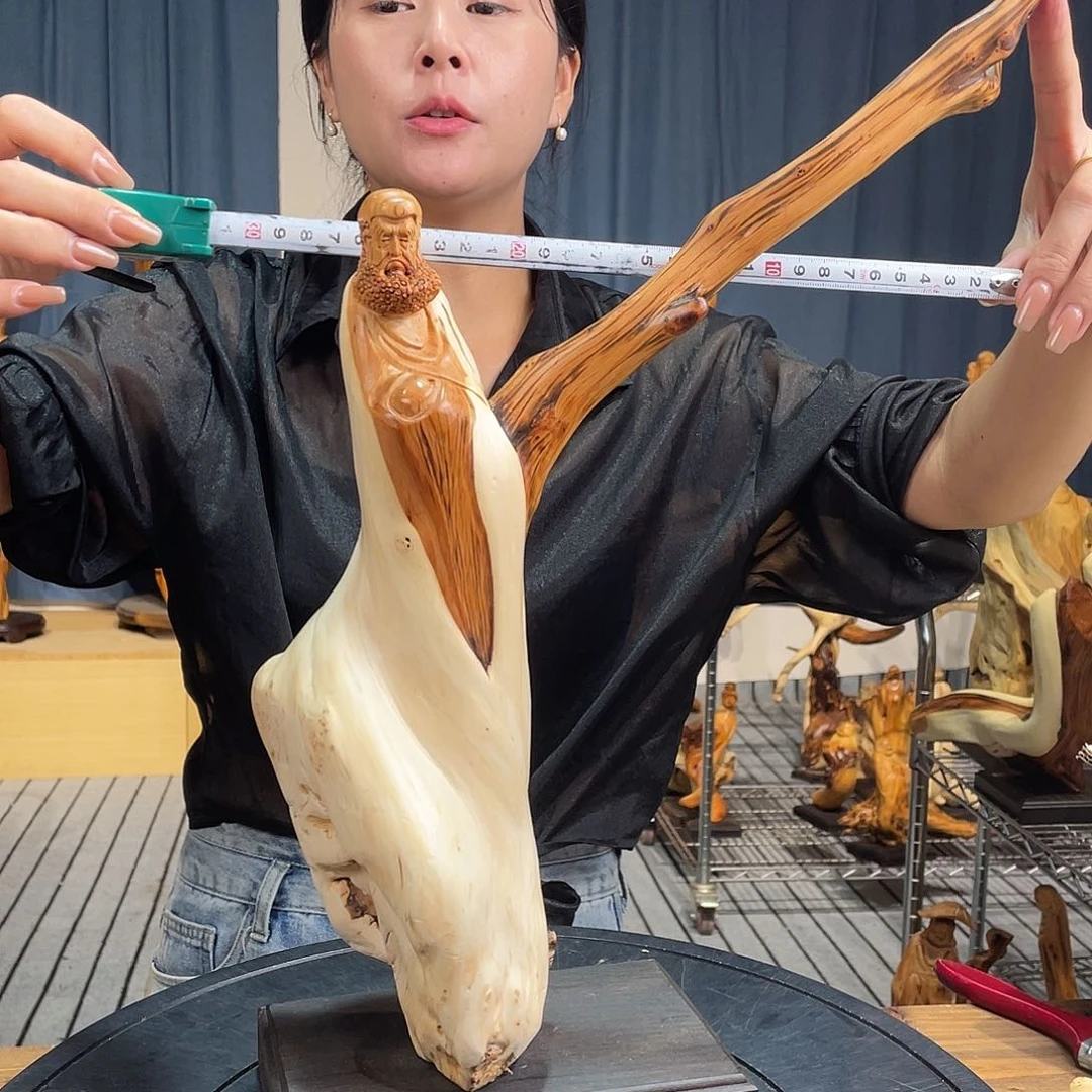柏木（崖柏）崖柏随型根雕摆件
