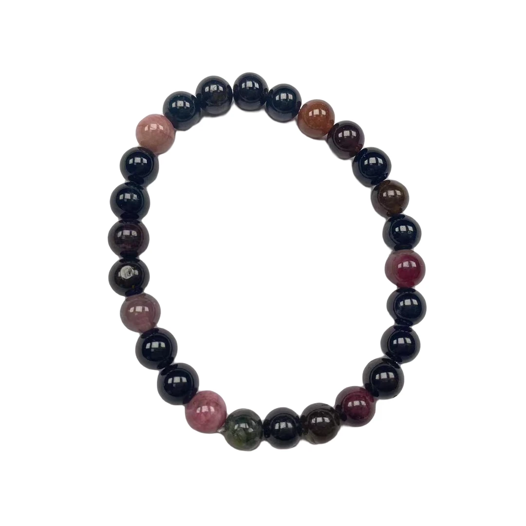 A0634 卡7+碧玺手串 百搭 气质 素圈时尚轻奢多样性发货 一件发货