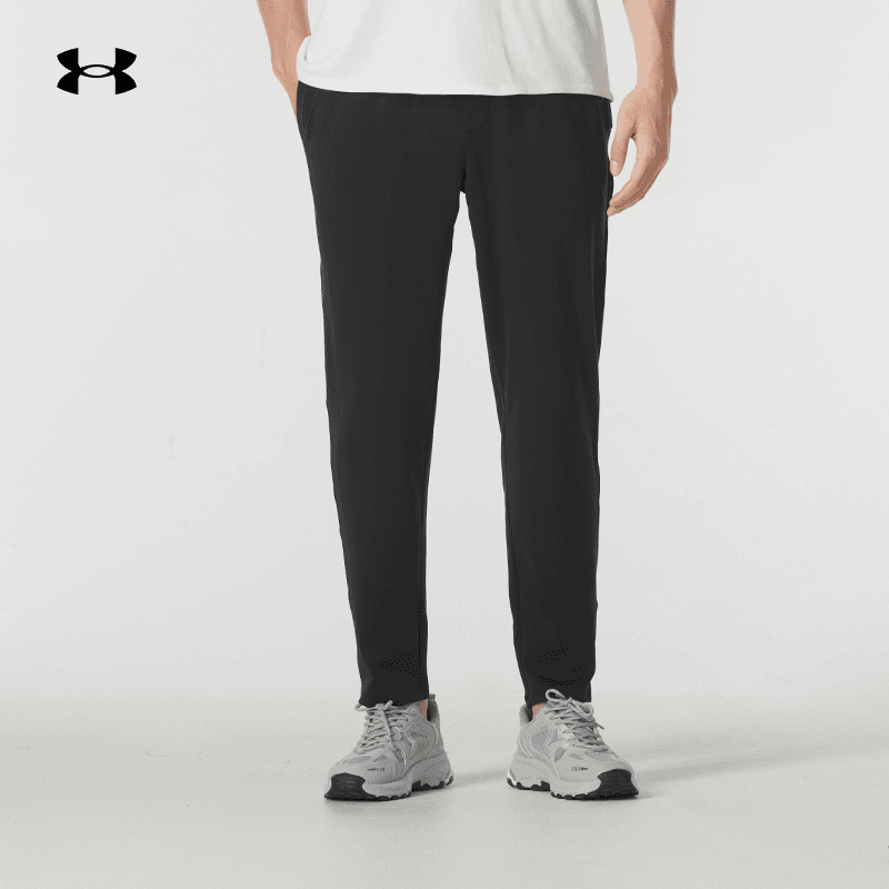 UA安德玛针织长裤男裤2024夏季新款透气休闲裤宽松运动裤 1387435