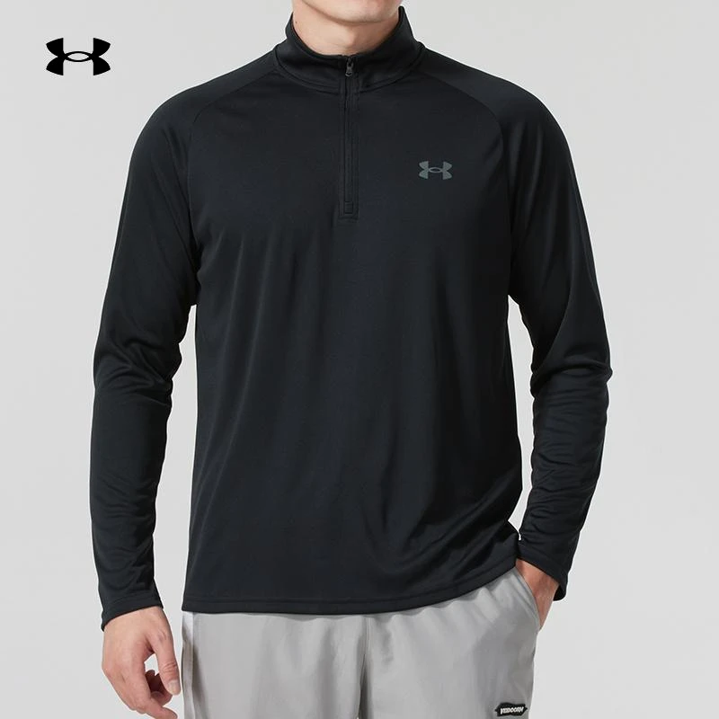 UA安德玛快干长袖T恤男女秋季新款休闲运动透气跑步训练服1375435