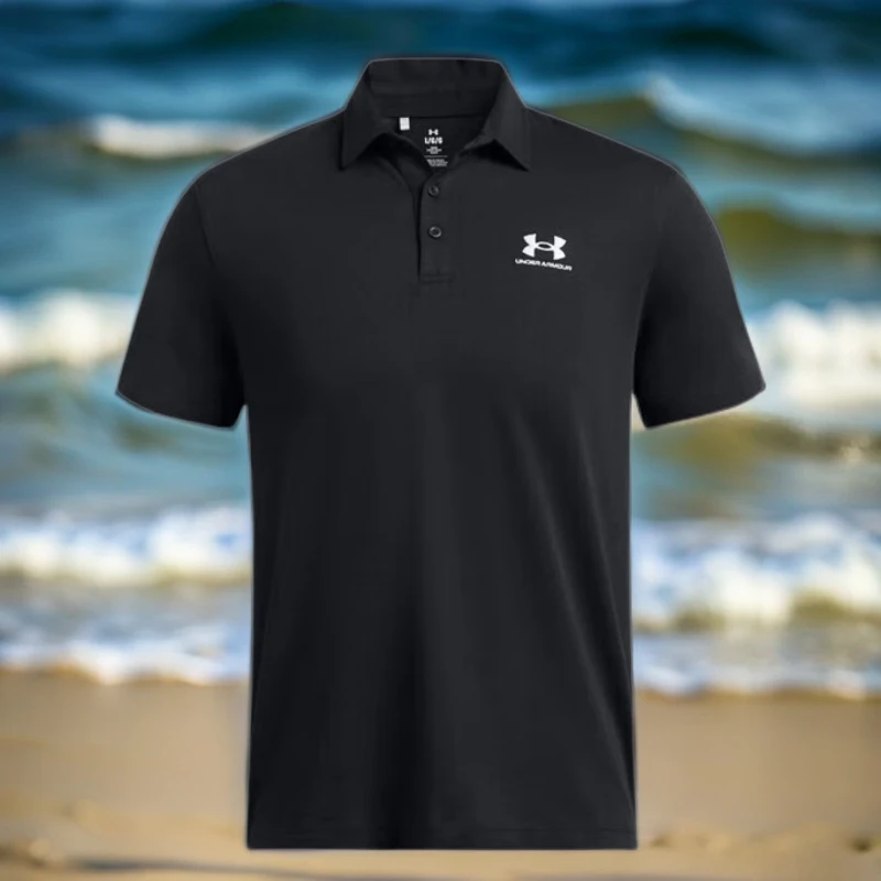 安德玛/UA 男女POLO短袖2025夏季新款透气健身训练运动服1386608