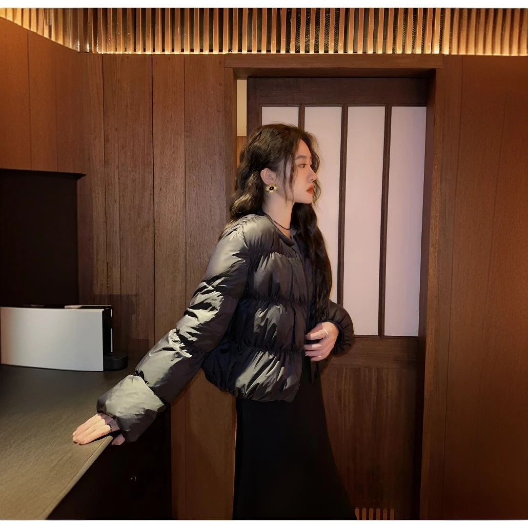 新潮风百搭棉服女短款2025年冬季新款时尚韩版棉衣爆款洋气外套