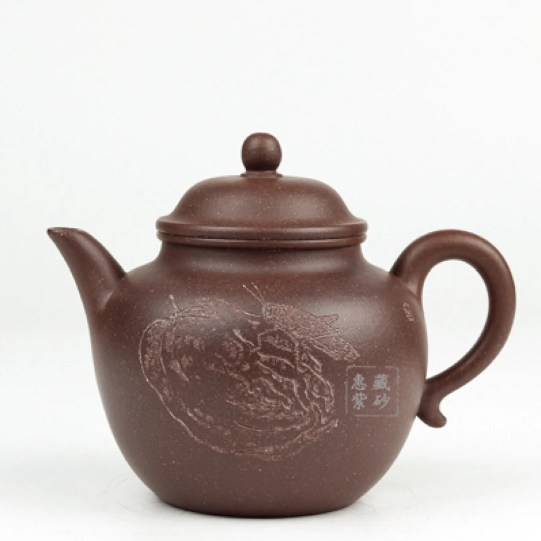 惠藏紫砂 宜兴紫砂壶 蔡旭伟紫砂 原矿紫泥 全手工制作水仙 280cc