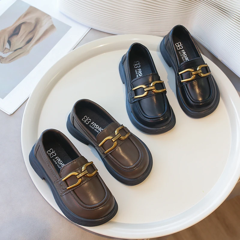 【禾悦】英伦风女童皮鞋2025秋季新款软底防滑女孩单鞋户外儿童鞋子