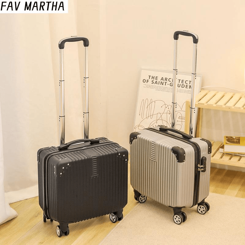 行李箱男女学生迷你小型18寸旅行登机皮箱日系复古轻便密码拉杆箱