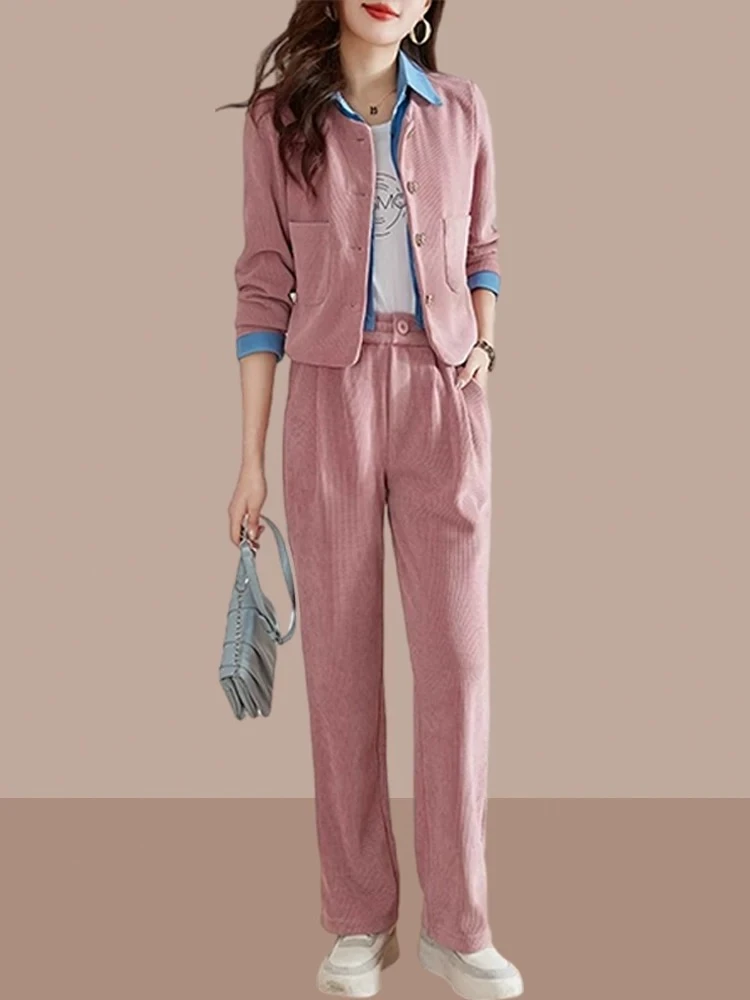 秋装搭配一整套秋季新款女装套装小香风套装#318