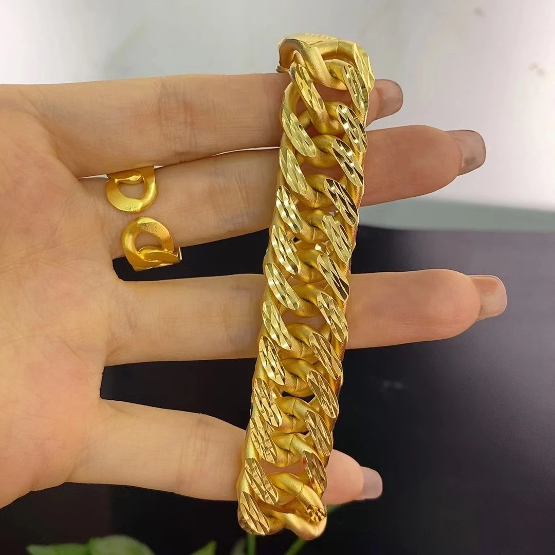 合金手镯 高端重工款双福马鞭链