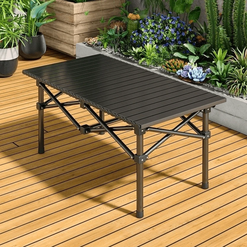 新款加厚加固折叠桌便携式蛋卷桌野餐露营野餐可折叠摆摊户外装备